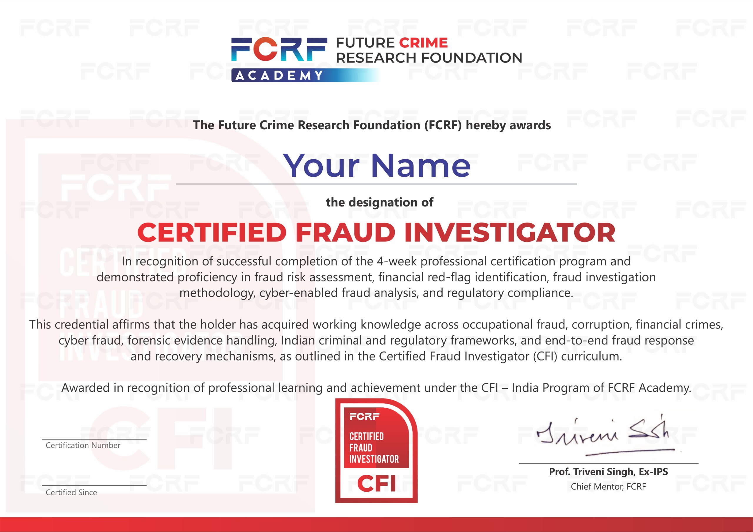 Certificate displayed on laptop